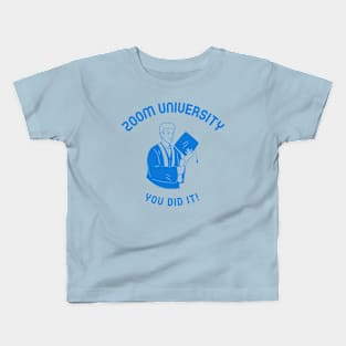 Zoom university man Kids T-Shirt